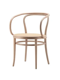 Thonet Spisebordsstole<209 Armstol, hvid fra