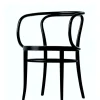 Thonet Spisebordsstole<209 Armstol, sort fra