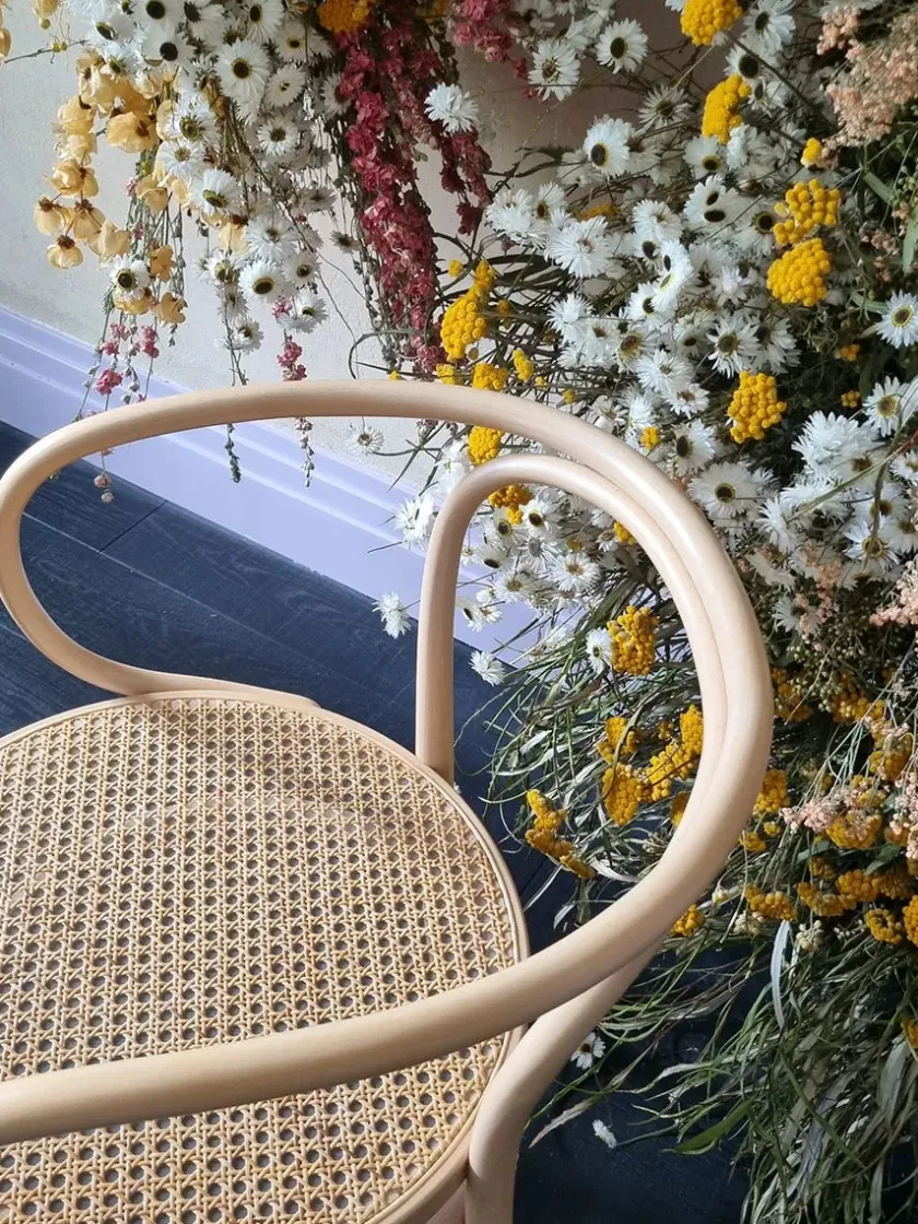 Thonet Spisebordsstole<209 Armstol, sort fra