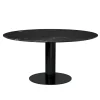 GUBI Spiseborde<2.0 Dining Table Ø150 cm, sort marmor fra