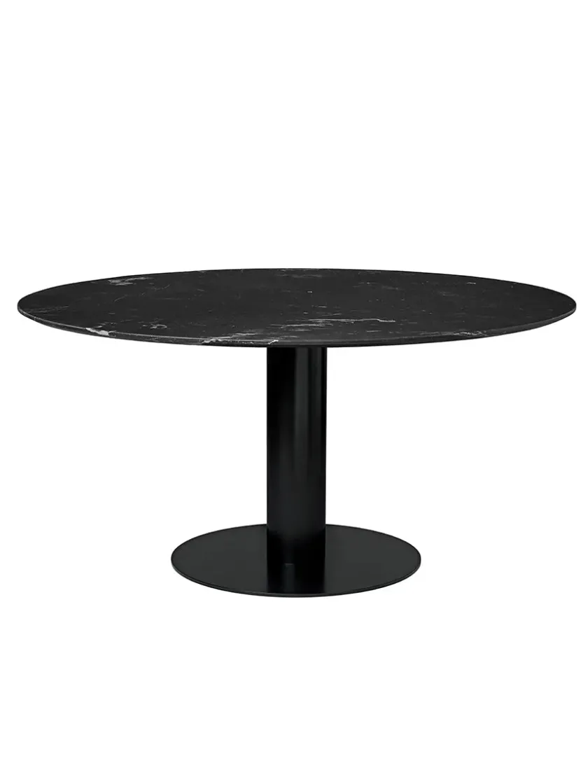 GUBI Spiseborde<2.0 Dining Table Ø150 cm, sort marmor fra