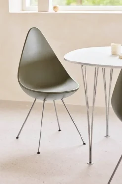 Fritz Hansen Spisebordsstole<3110 Dråben af Arne Jacobsen