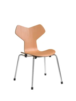 Børn Fritz Hansen Børnestole<3130 Grand Prix Barnestol, oregon pine fra