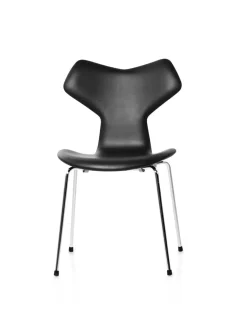 Fritz Hansen Spisebordsstole<3130 Grand Prix, fuldpolstret af Arne Jacobsen