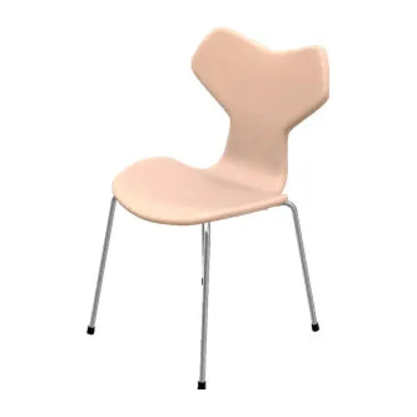 Fritz Hansen Spisebordsstole<3130 Grand Prix, fuldpolstret af Arne Jacobsen