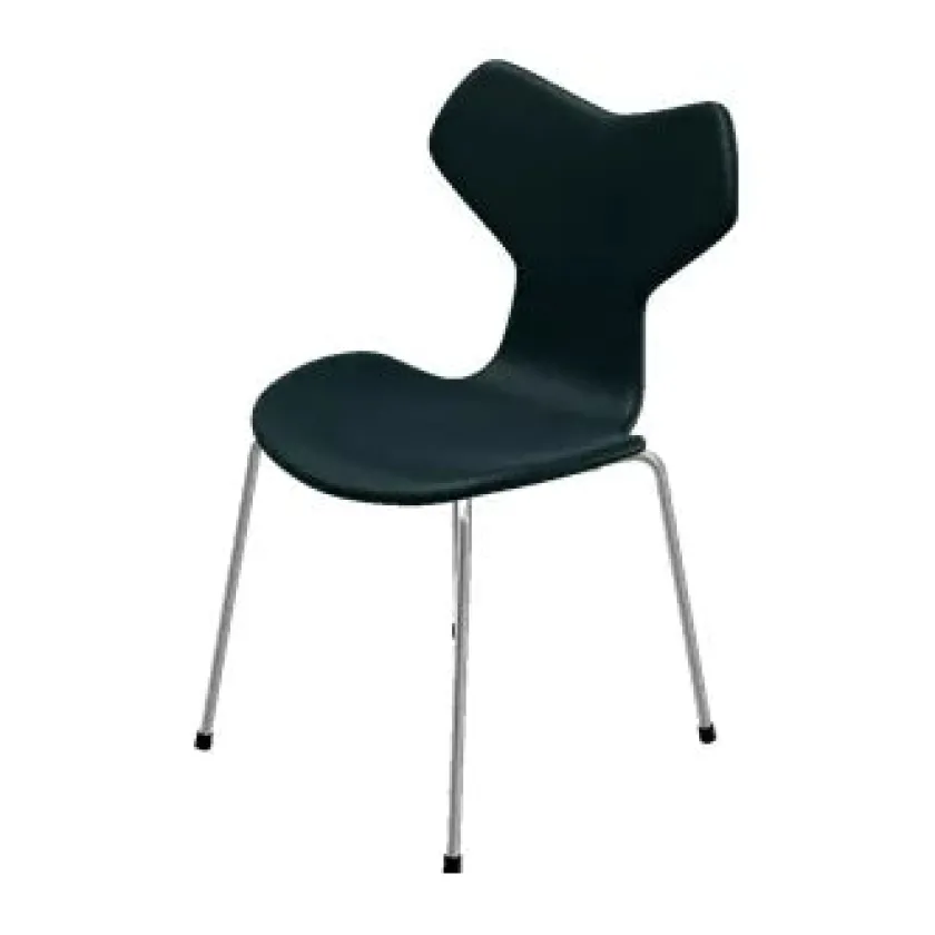 Fritz Hansen Spisebordsstole<3130 Grand Prix, fuldpolstret af Arne Jacobsen