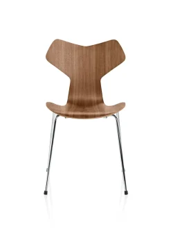 Fritz Hansen Spisebordsstole<3130 Grand Prix stol i natur finer af Arne Jacobsen