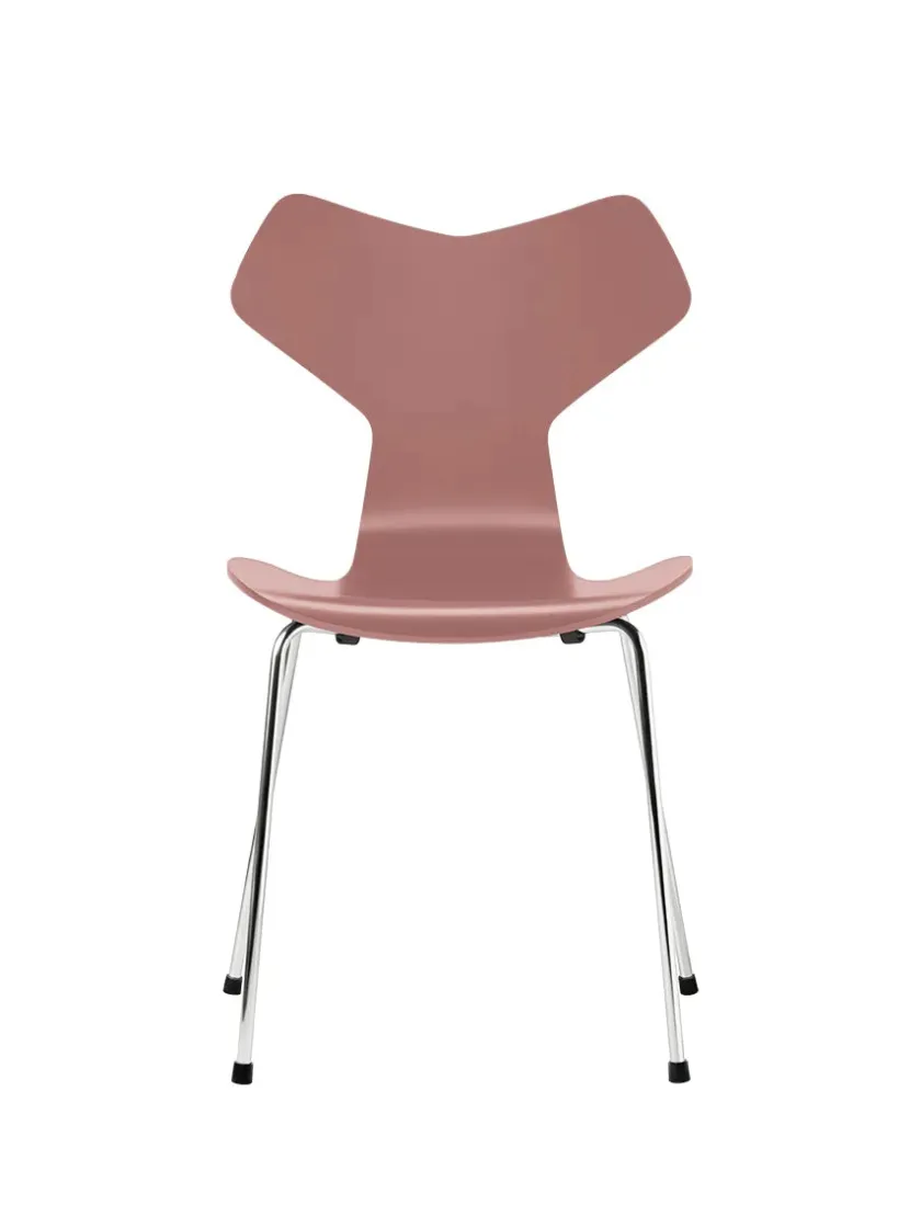 Fritz Hansen Spisebordsstole<3130 Grand Prix stol lakeret af Arne Jacobsen