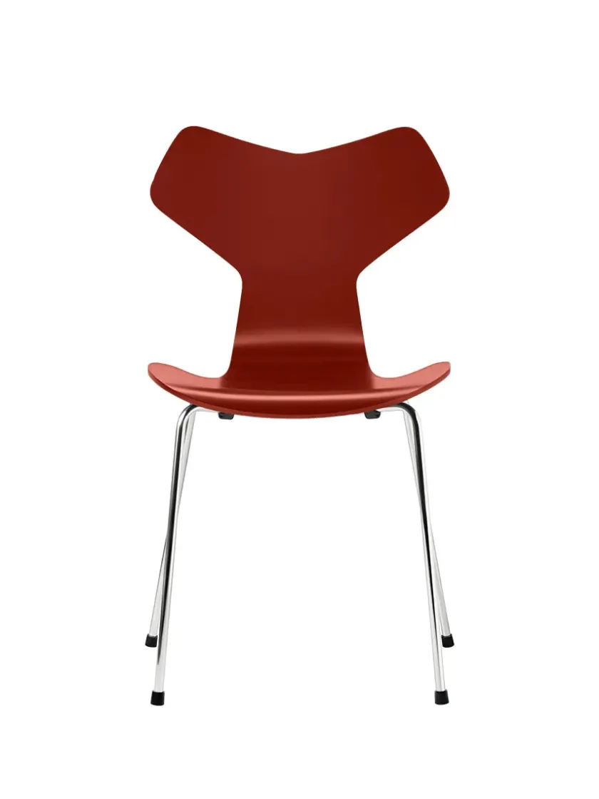 Fritz Hansen Spisebordsstole<3130 Grand Prix stol lakeret af Arne Jacobsen