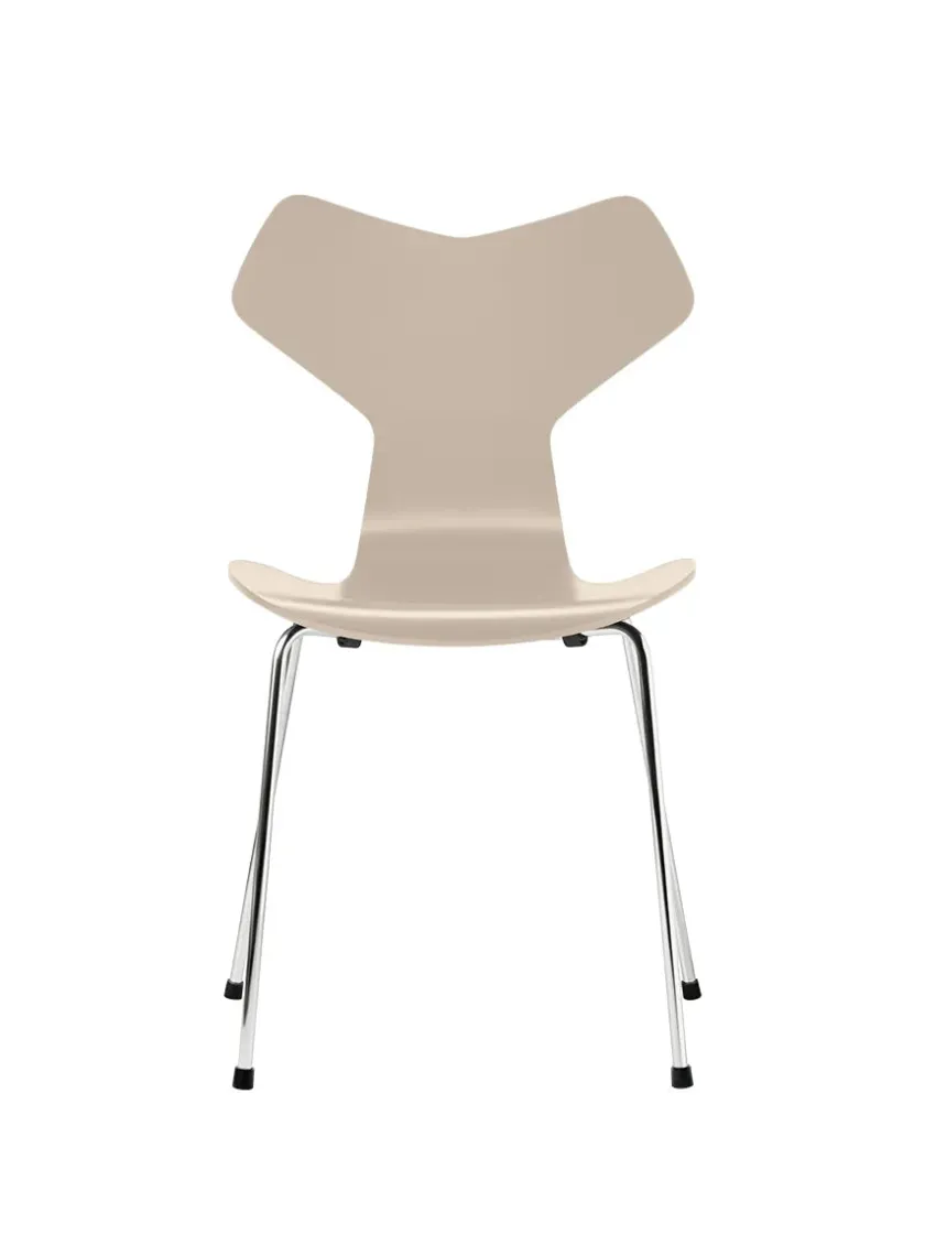 Fritz Hansen Spisebordsstole<3130 Grand Prix stol lakeret af Arne Jacobsen