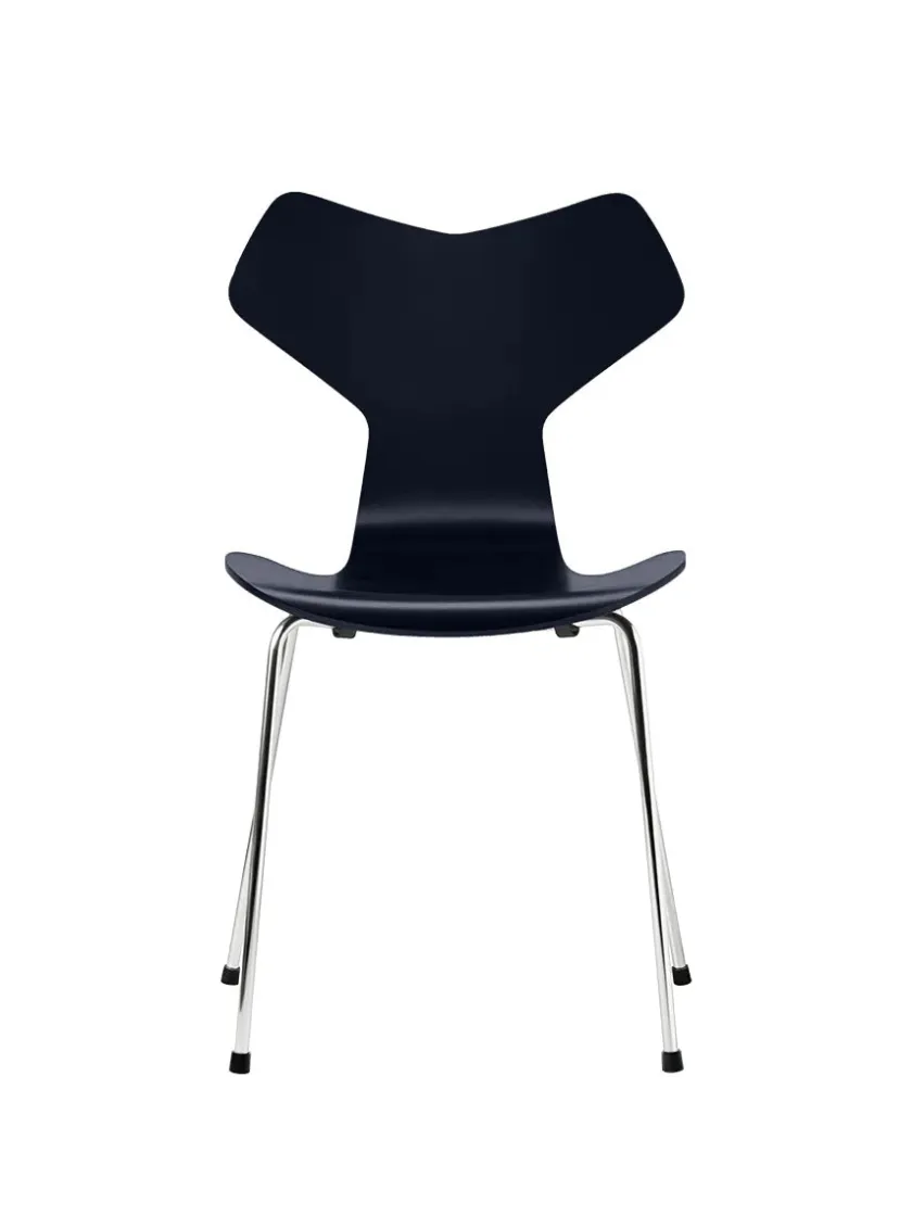 Fritz Hansen Spisebordsstole<3130 Grand Prix stol lakeret af Arne Jacobsen