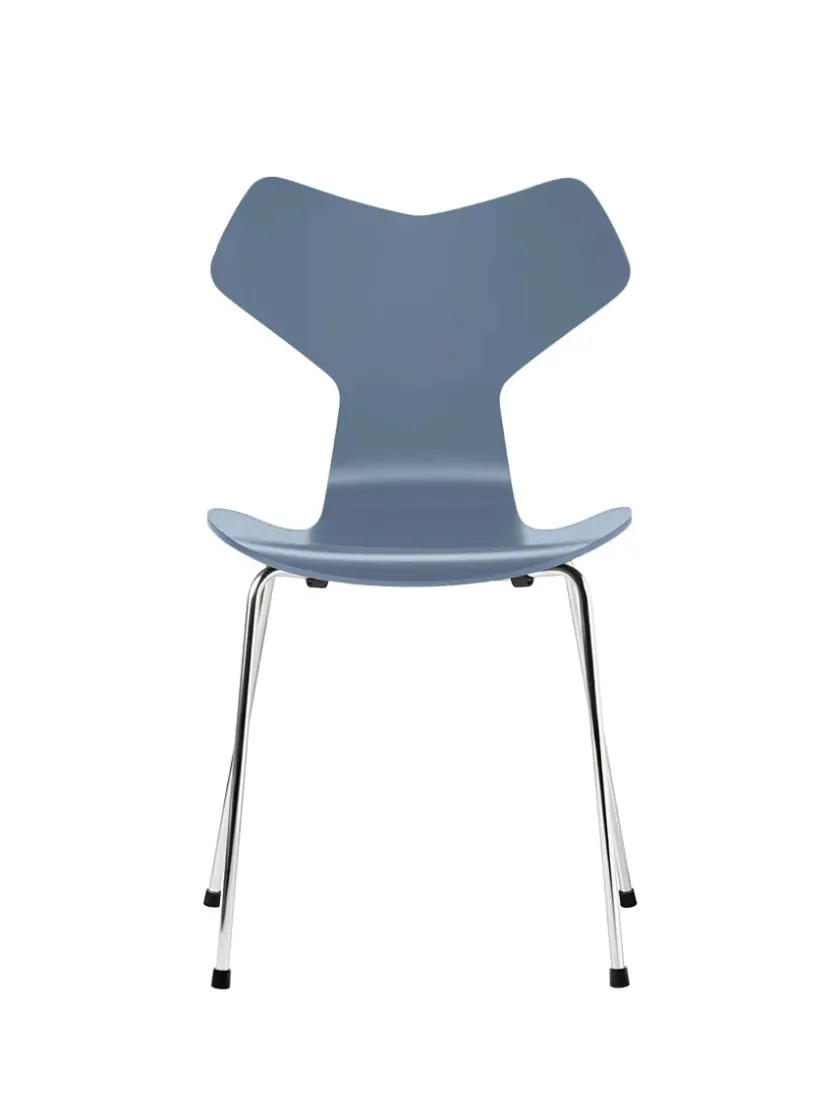 Fritz Hansen Spisebordsstole<3130 Grand Prix stol lakeret af Arne Jacobsen
