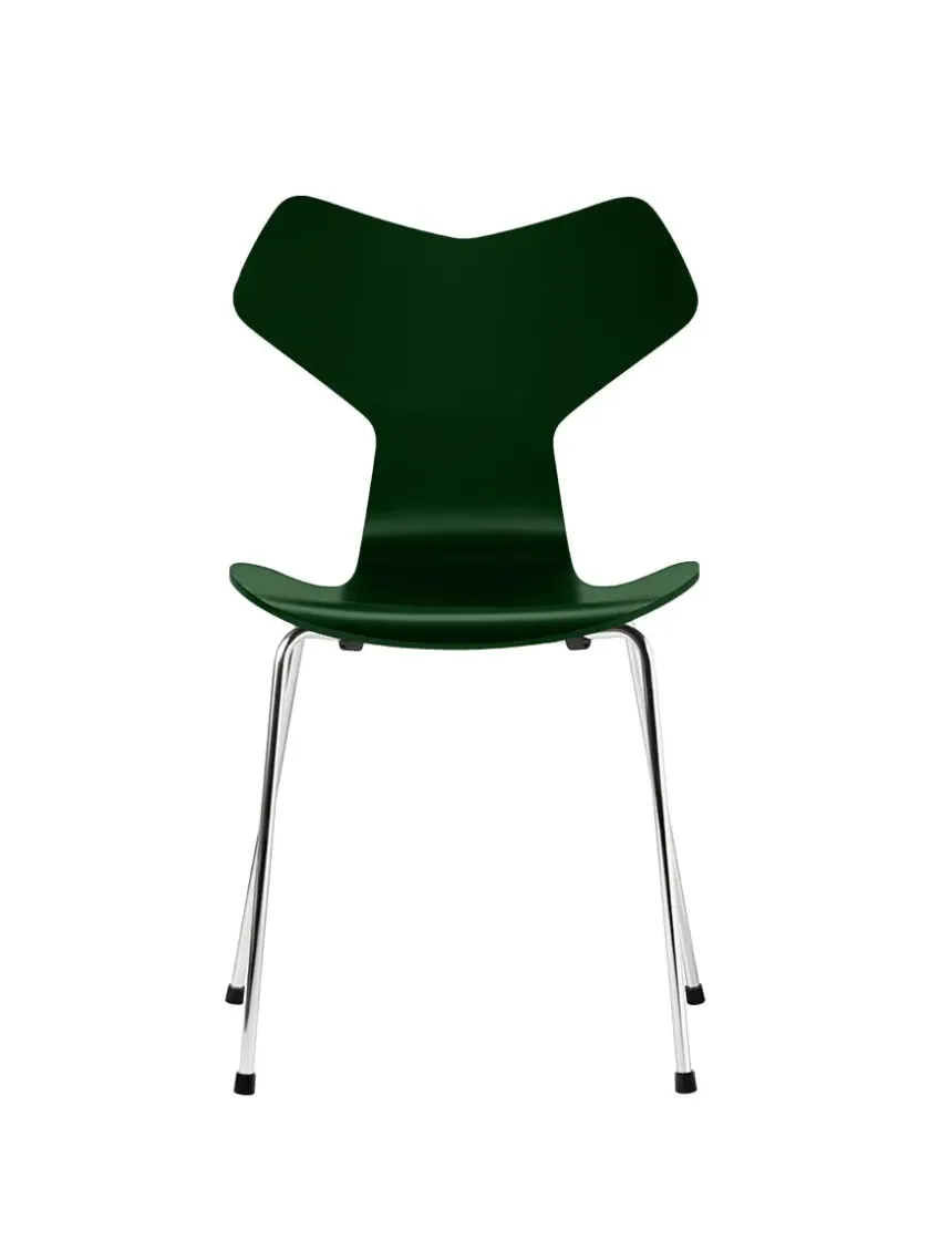 Fritz Hansen Spisebordsstole<3130 Grand Prix stol lakeret af Arne Jacobsen