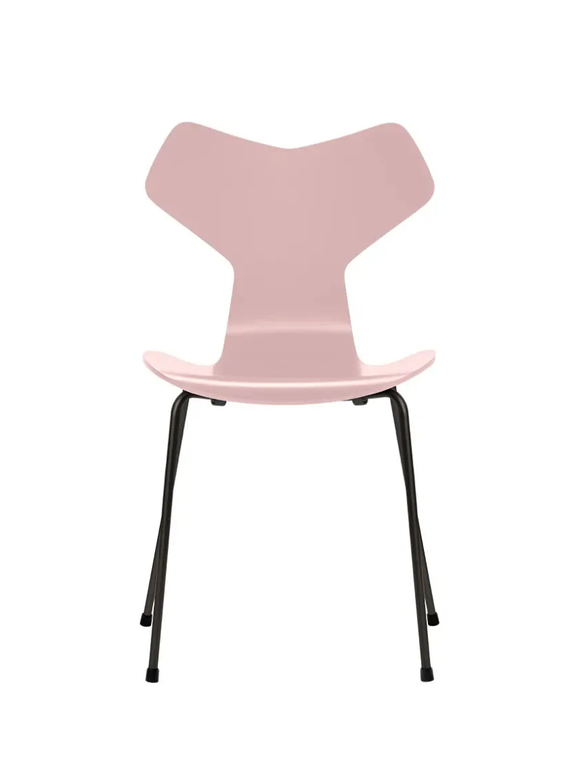 Fritz Hansen Spisebordsstole<3130 Grand Prix stol lakeret af Arne Jacobsen