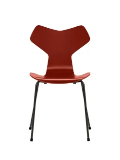 Fritz Hansen Spisebordsstole<3130 Grand Prix stol lakeret af Arne Jacobsen