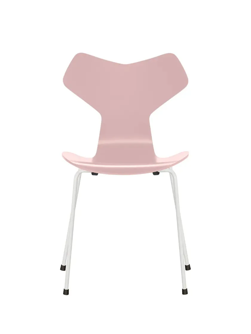 Fritz Hansen Spisebordsstole<3130 Grand Prix stol lakeret af Arne Jacobsen