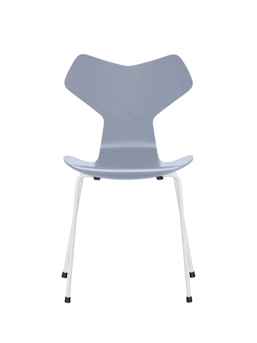 Fritz Hansen Spisebordsstole<3130 Grand Prix stol lakeret af Arne Jacobsen