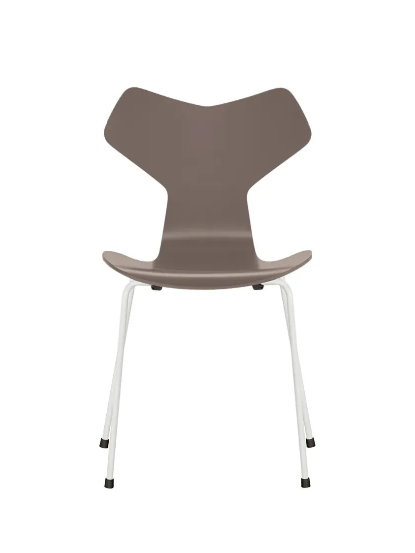 Fritz Hansen Spisebordsstole<3130 Grand Prix stol lakeret af Arne Jacobsen