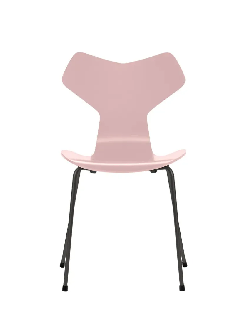 Fritz Hansen Spisebordsstole<3130 Grand Prix stol lakeret af Arne Jacobsen