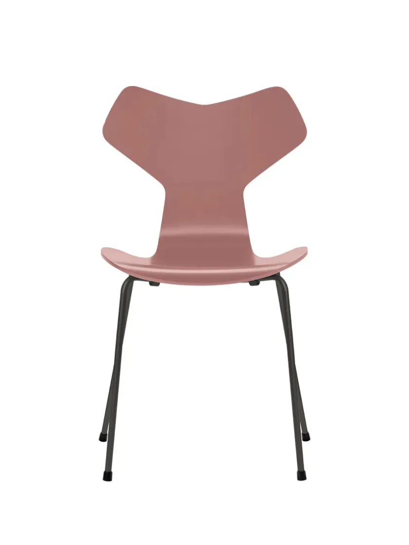 Fritz Hansen Spisebordsstole<3130 Grand Prix stol lakeret af Arne Jacobsen