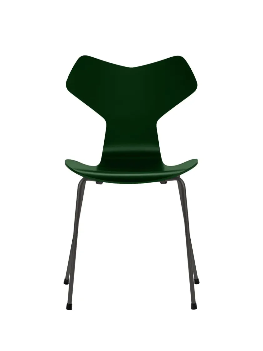 Fritz Hansen Spisebordsstole<3130 Grand Prix stol lakeret af Arne Jacobsen