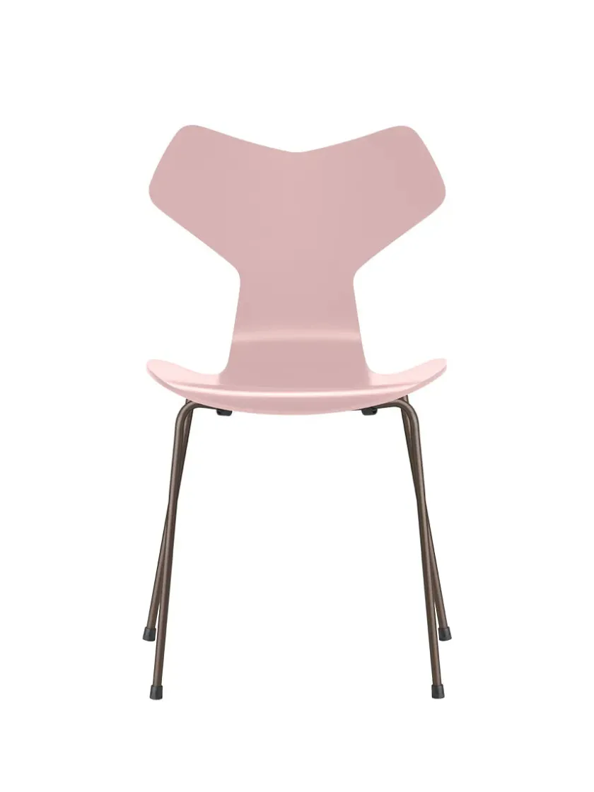 Fritz Hansen Spisebordsstole<3130 Grand Prix stol lakeret af Arne Jacobsen