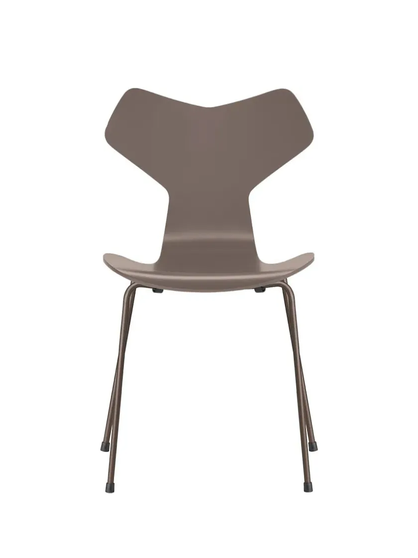 Fritz Hansen Spisebordsstole<3130 Grand Prix stol lakeret af Arne Jacobsen