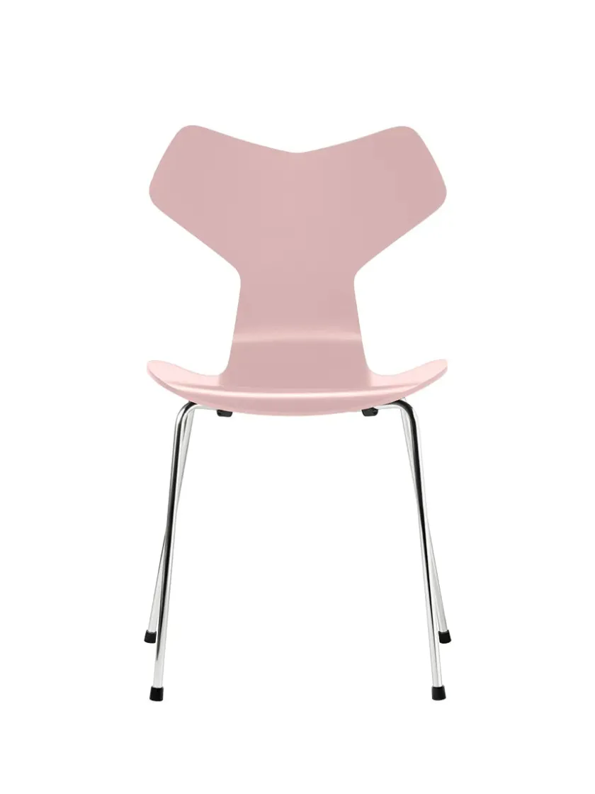 Fritz Hansen Spisebordsstole<3130 Grand Prix stol lakeret af Arne Jacobsen