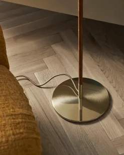 GUBI Gulvlamper|Spots<9602 Gulvlampe i Bambus fra