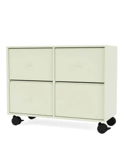 Montana Kommoder<4124 kommode inkl. hjul fra