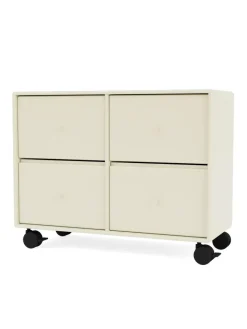 Montana Kommoder<4124 kommode inkl. hjul fra