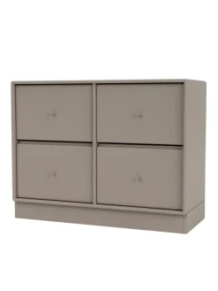 Montana Kommoder<4124 kommode inkl. hjul fra