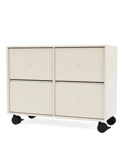 Montana Kommoder<4124 kommode inkl. hjul fra