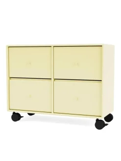 Montana Kommoder<4124 kommode inkl. hjul fra