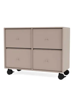 Montana Kommoder<4124 kommode inkl. hjul fra