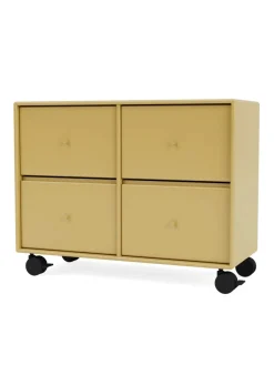 Montana Kommoder<4124 kommode inkl. hjul fra