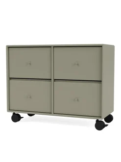 Montana Kommoder<4124 kommode inkl. hjul fra