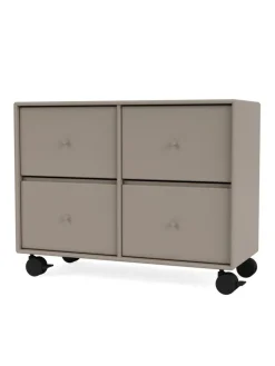 Montana Kommoder<4124 kommode inkl. hjul fra