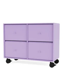 Montana Kommoder<4124 kommode inkl. hjul fra