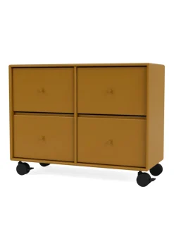 Montana Kommoder<4124 kommode inkl. hjul fra