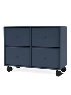 Montana Kommoder<4124 kommode inkl. hjul fra