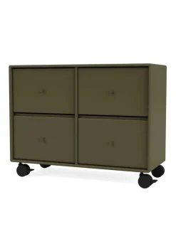 Montana Kommoder<4124 kommode inkl. hjul fra