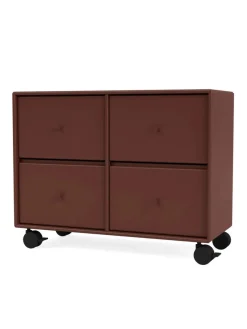 Montana Kommoder<4124 kommode inkl. hjul fra