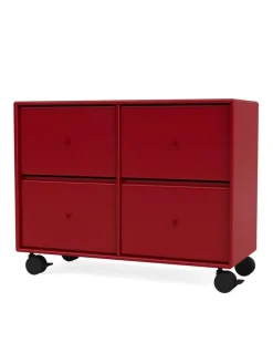 Montana Kommoder<4124 kommode inkl. hjul fra