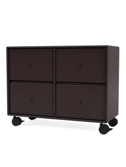 Montana Kommoder<4124 kommode inkl. hjul fra