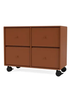 Montana Kommoder<4124 kommode inkl. hjul fra