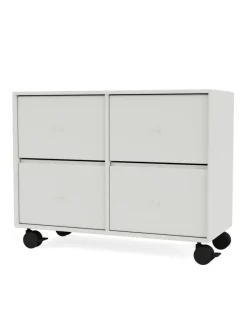 Montana Kommoder<4124 kommode inkl. hjul fra