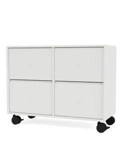 Montana Kommoder<4124 kommode inkl. hjul fra