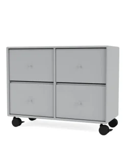 Montana Kommoder<4124 kommode inkl. hjul fra