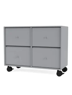 Montana Kommoder<4124 kommode inkl. hjul fra